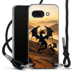 New Carry Case Transparent Stoff schwarz/silber