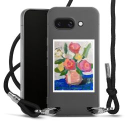 New Carry Case Transparent Stoff schwarz/silber