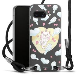 New Carry Case Transparent Stoff schwarz/silber