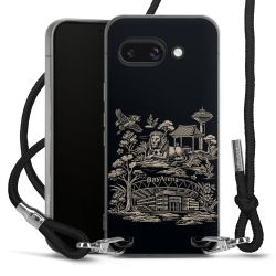 Carry Case Stoff schwarz/silber