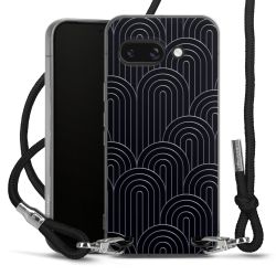 New Carry Case Transparent Stoff schwarz/silber