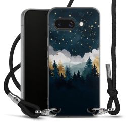 New Carry Case Transparent Stoff schwarz/silber