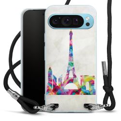 Carry Case Transparent Fabric black/silver