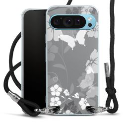 Carry Case Transparent Fabric black/silver