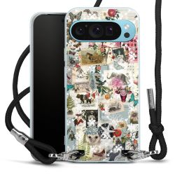 Carry Case Transparent Fabric black/silver