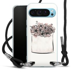 Carry Case Transparent Fabric black/silver