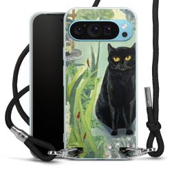 New Carry Case Transparent Stoff schwarz/silber