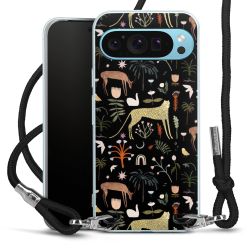 New Carry Case Transparent Stoff schwarz/silber