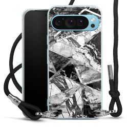 Carry Case Transparent Fabric black/silver