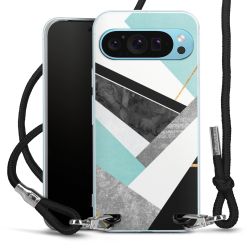 Carry Case Transparent Fabric black/silver