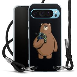 Carry Case Stoff schwarz/silber