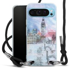 Carry Case Transparent Fabric black/silver