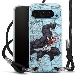 New Carry Case Transparent Stoff schwarz/silber