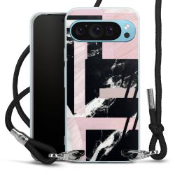 Carry Case Transparent Fabric black/silver