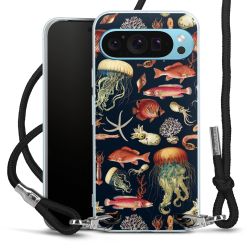 New Carry Case Transparent Stoff schwarz/silber