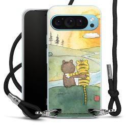 New Carry Case Transparent Stoff schwarz/silber