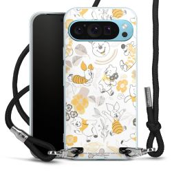 New Carry Case Transparent Stoff schwarz/silber