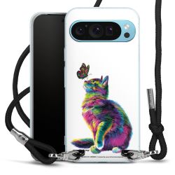 New Carry Case Transparent Stoff schwarz/silber