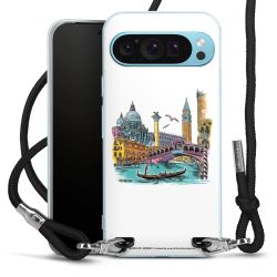 New Carry Case Transparent Stoff schwarz/silber