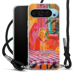 New Carry Case Transparent Stoff schwarz/silber