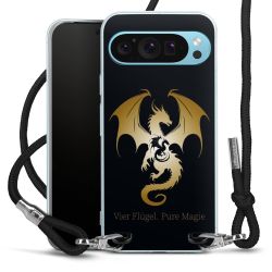 New Carry Case Transparent Stoff schwarz/silber