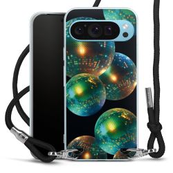 New Carry Case Transparent Stoff schwarz/silber