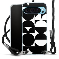 New Carry Case Transparent Stoff schwarz/silber