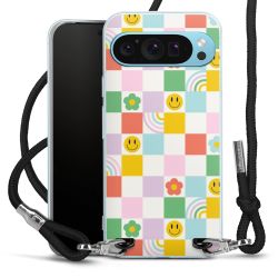 New Carry Case Transparent Stoff schwarz/silber