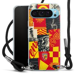 New Carry Case Transparent Stoff schwarz/silber