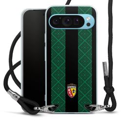 New Carry Case Transparent Stoff schwarz/silber