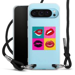 New Carry Case Transparent Stoff schwarz/silber