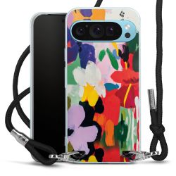 New Carry Case Transparent Stoff schwarz/silber