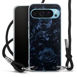 New Carry Case Transparent Stoff schwarz/silber