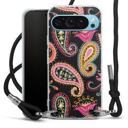 New Carry Case Transparent Stoff schwarz/silber