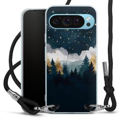 New Carry Case Transparent Stoff schwarz/silber