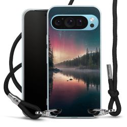 New Carry Case Transparent Stoff schwarz/silber