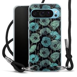 New Carry Case Transparent Stoff schwarz/silber