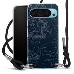 New Carry Case Transparent Stoff schwarz/silber