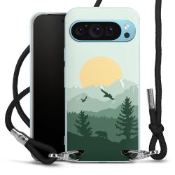 New Carry Case Transparent Stoff schwarz/silber