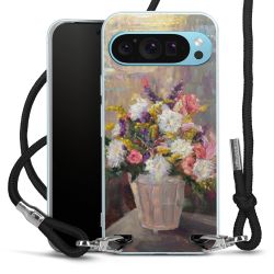 New Carry Case Transparent Stoff schwarz/silber