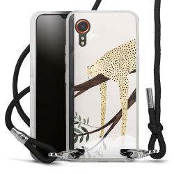 New Carry Case Transparent Stoff schwarz/silber