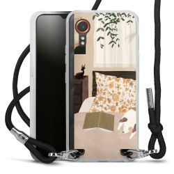 New Carry Case Transparent Stoff schwarz/silber