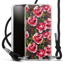 Carry Case Transparent Fabric black/silver