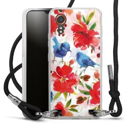 Carry Case Transparent Fabric black/silver