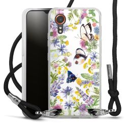 Carry Case Transparent Fabric black/silver