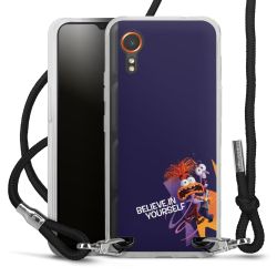 New Carry Case Transparent Stoff schwarz/silber