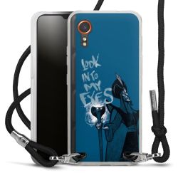 New Carry Case Transparent Stoff schwarz/silber