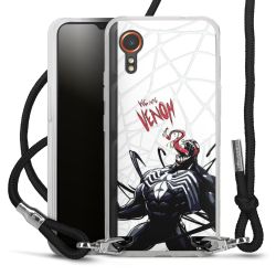 New Carry Case Transparent Stoff schwarz/silber