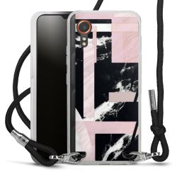 Carry Case Transparent Fabric black/silver