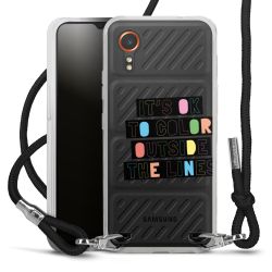 New Carry Case Transparent Stoff schwarz/silber